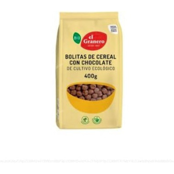 El Granero Integral Bolitas de Cereales con Chocolate Bio 400 gr