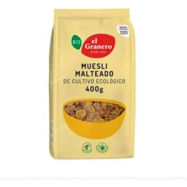 Muesli de Malte Orgânico Integral El Granero 400 gr