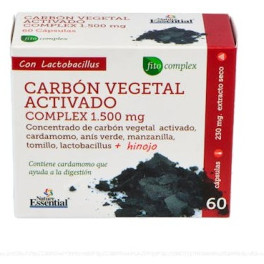 Complesso di carbone vegetale attivo Nature Essential 1500 Mg Ext Dry 6
