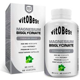 VitOBest Bisglicinato de Magnésio 60 Cápsulas