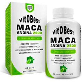 VitOBest Maca Andina 2500 mg - 60 Cápsulas Veganas