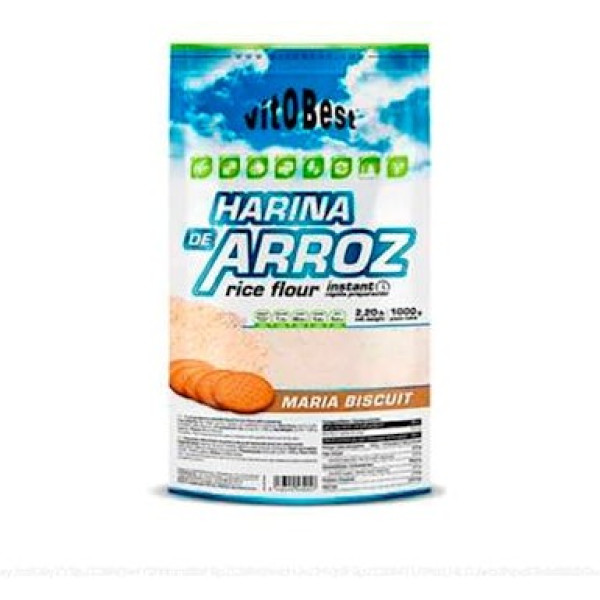 VitOBest Harina De Arroz Rápida Preparación - 1 Kilogramo
