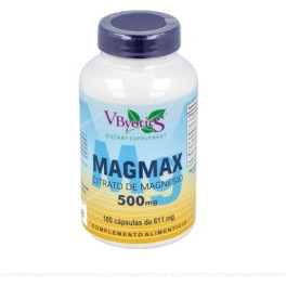 Vbyotic Magmax Magnesio Citrato 500 Mg 100 Capsulas