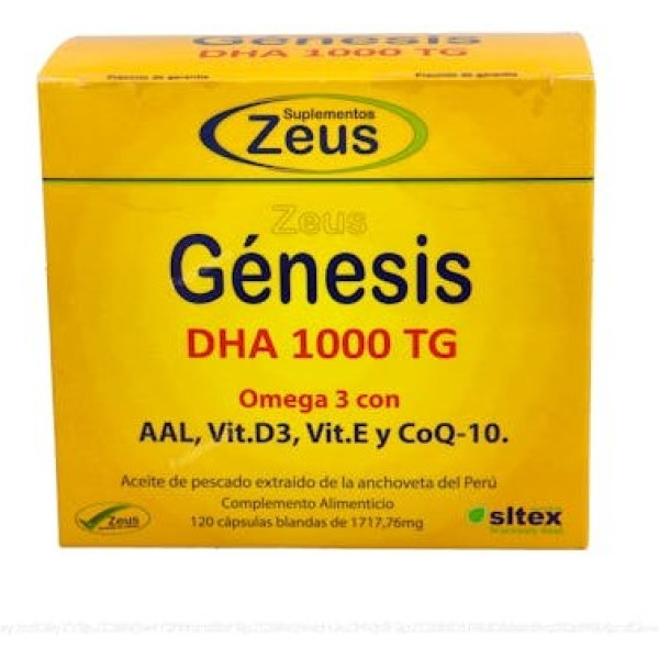 Zeus Genesis Dha Tg 1000- Omega-3 (120 Cápsulas)