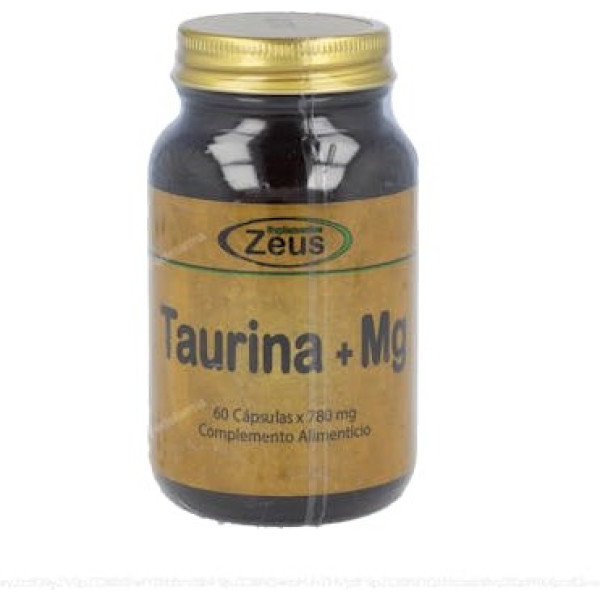 Zeus L-taurina + Magnésio 780 mg 60 cápsulas