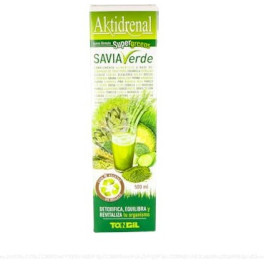 Tongil Aktidrenal Savia Verde 500 Ml - Detoxifica, Oxigena y Rejuvenece 