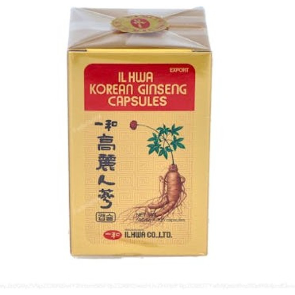 Tongil Coreano Ginseng Il Hwa Frasco 100 Cápsulas