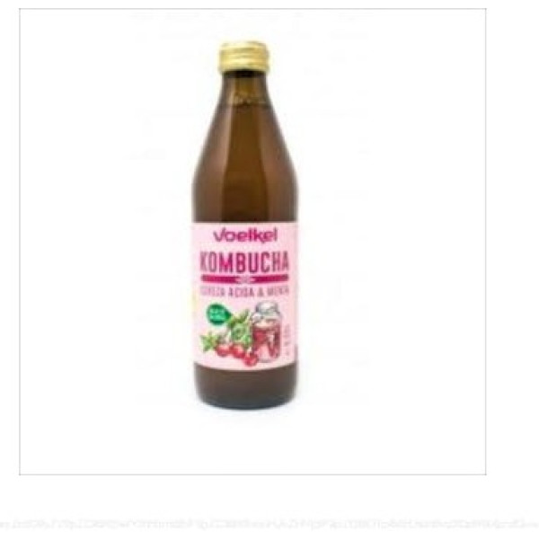 Voelkel Kombucha Cereja e Menta Bio 330ml