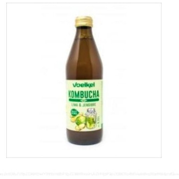 Voelkel Kombucha Limoen En Gember Bio 330ml