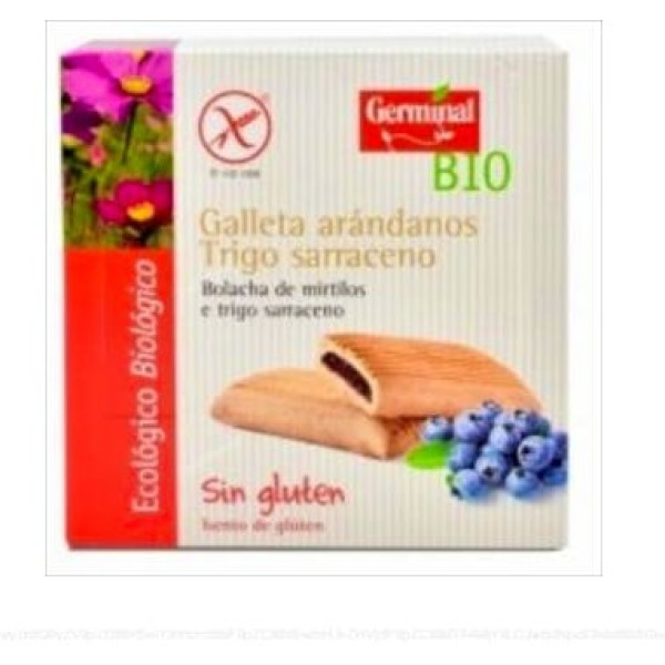 Germinal glutenvrije boekweitkoekjes gevuld met cranberrycrème