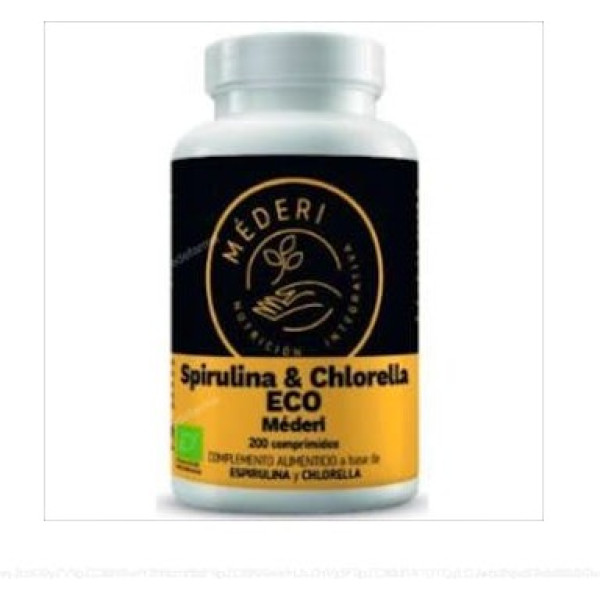 Méderi Nutrizione Integrativa Spirulina & Clorella Eco 200 Comp