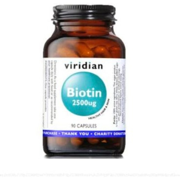 Viridian Biotin 2500 Ug 90 Vcaps