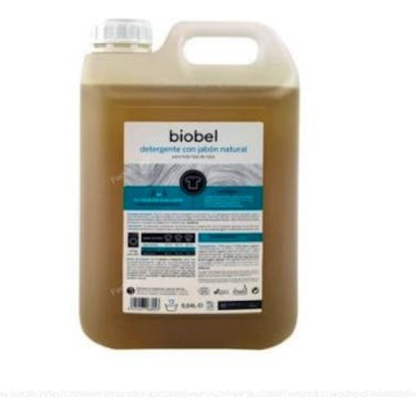Biobel Detergente Líquido 5 Litros - 2 em 1 / Todos os Tipos de Roupas