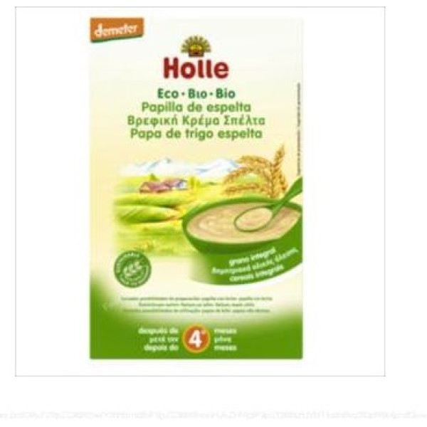 Holle Papilla De Espelta +4 Meses 250g