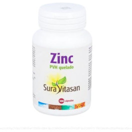 Sura Vitasan Zinc Pvh Quelado 25 Mg 100 Caps