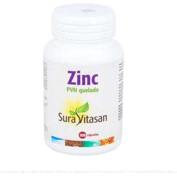 Sura Vitasan zinco PVH chelato 25 mg 100 capsule