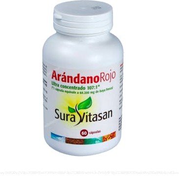Sura Vitasan Arandano Rojo 600 Mg 60 Caps-image