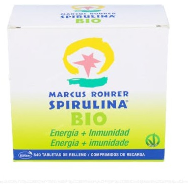 Marcus Rohrer Bio Spirulina Recharge 540 Comp