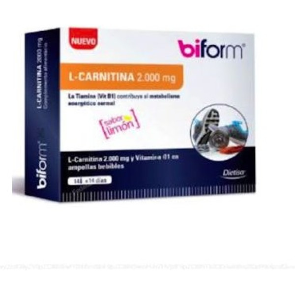 Dietisa Biform L Carnitina 2000 Mg 14 Frascos X 10 Ml