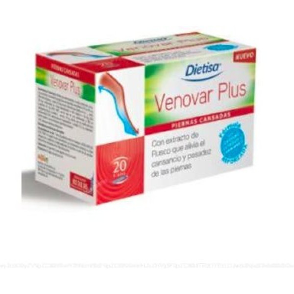 Dietisa Venovar Plus 20 frascos x 15 ml