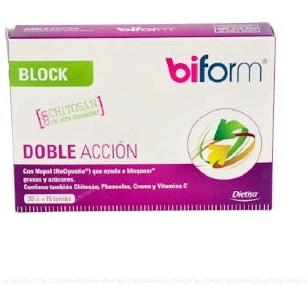Dietisa Blok Dubbel Actie 30 Caps.
