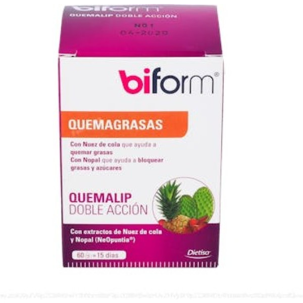 Dietisa Biform Quemalip Dupla Ação 60 Cápsulas