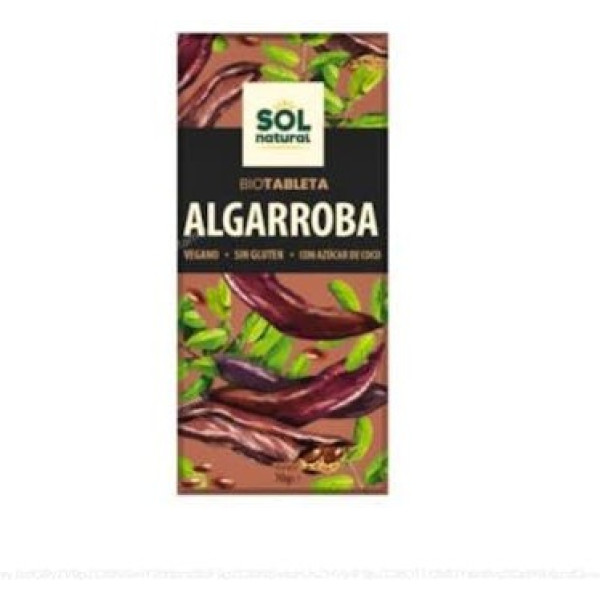 Solnatural Bio Johannisbrot Tablette 70 G