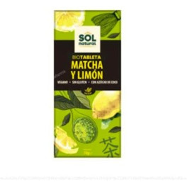 Solnatural Tablet Chocolade Matcha Thee En Citroen Bio 70 G