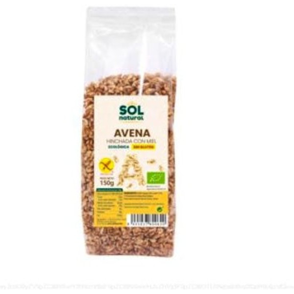 Solnatural Gepofte Haver Met Honing Glutenvrij Bio 150 G