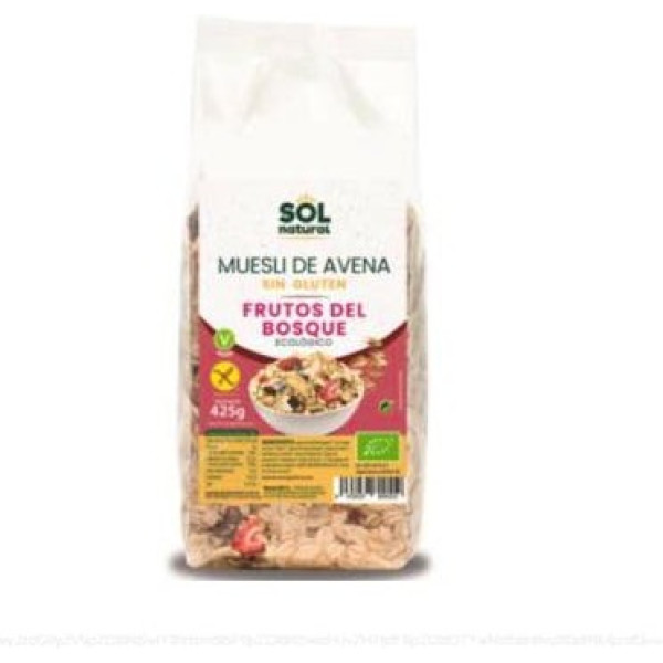 Solnatural Muesli Avoine F. Del Bosque Bio S/gluten 425 G