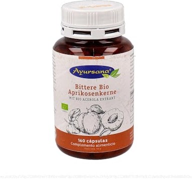 Ayursana Fermentierte Aprikosenkerne 160 Kapseln-image