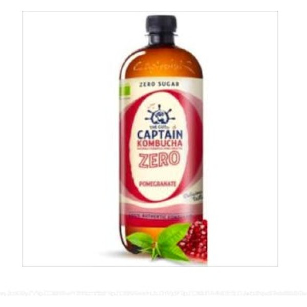 Captain Kombucha Zero Granatapfel Bio 1 Liter