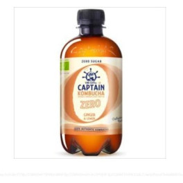 Captain Kombucha Zero Ingwer-Zitrone Bio 400 ml