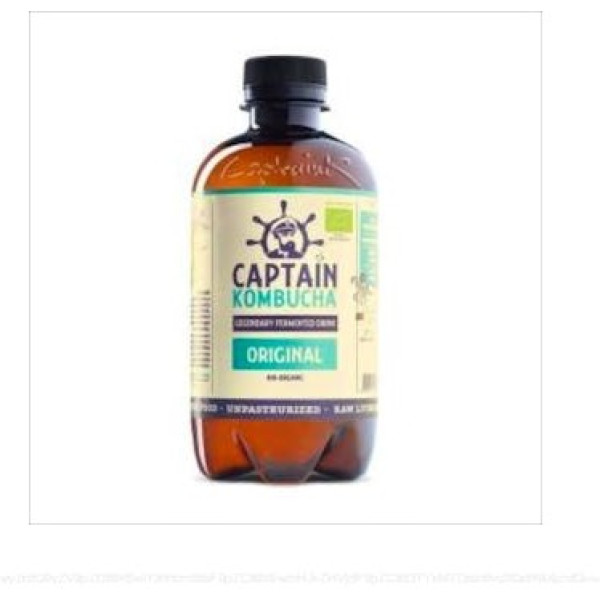 Captain Kombucha Bebida Kombucha Té Original Bio 400 Ml