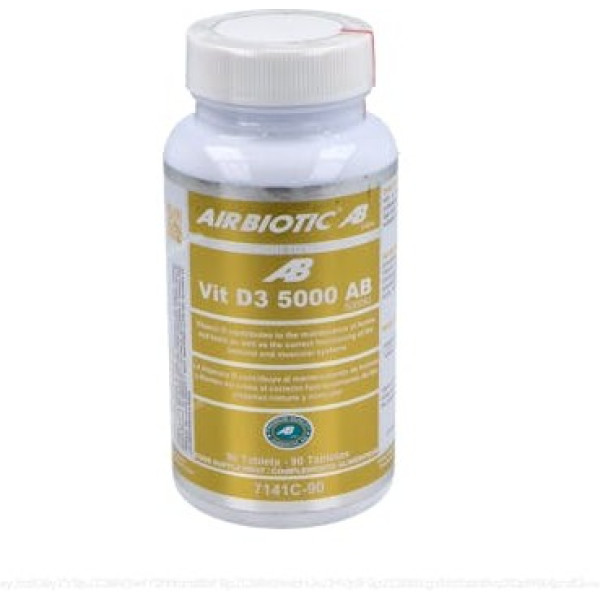 Airbiotic Vit D3 Ab 5000 IE als D3 oder Cholecalciferol 90 Tab