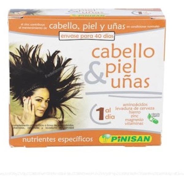Pinisan Cheveux Peau Ongles 40 Capsules