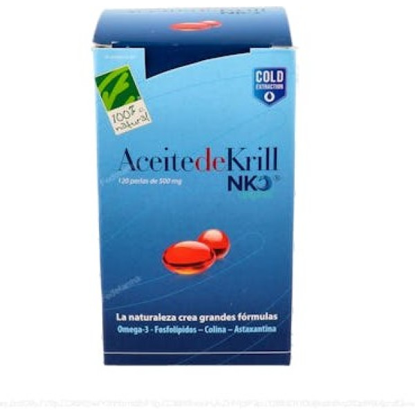 Olio di krill naturale al 100% Nko 120 capsule da 500 mg