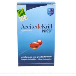 100% Natural Aceite De Krill Nko 40 Cap De 500 Mg
