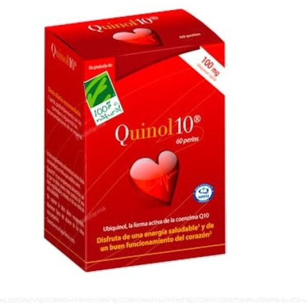 100% Natural Quinol 10 60 Perlas 100 Mg