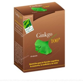 Ginkgo 100% natural 100 60 cápsulas