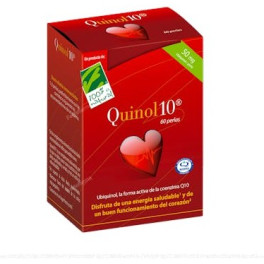 100% Natural Quinol 10 60 Capsulas 50 Mg