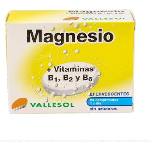 Vallesol Magnesio + Vitamine B1, B2, B6 - 24 compresse