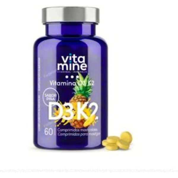 Herbora Vitamin D3 und K2 60 Kautabletten Comp