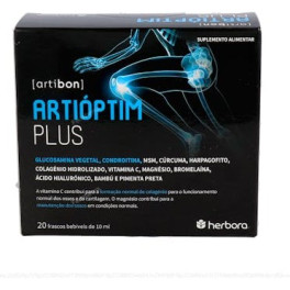Herbora Artioptim Plus 20 Ampolas Bebíveis Artibon
