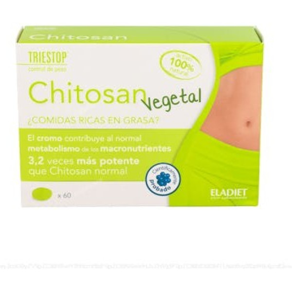 Eladiet Triestop Quitosana Vegetal 60 Comp