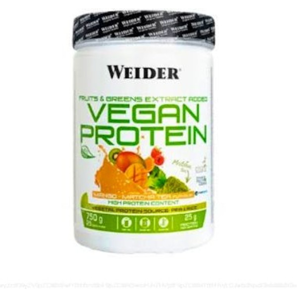 Weider Vegan Protein 750 Gr 100% pflanzliches Protein aus Erbsen (PISANE) und Reis / Glutenfrei / Laktosefrei