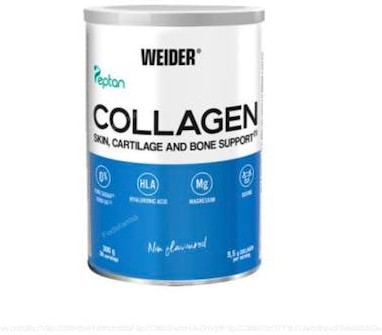 Weider Collagen (300g). Collagene Bovino in Polvere con Acido Ialuronico, Magnesio e Vitamina C. Peptidi di Collagene 100% Qualità Peptan. Senza Zucchero, Senza Grassi. Keto