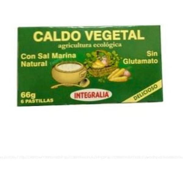 Integralia Eco Gemüsebrühe mit Meersalz 6 Würfel X 11 Gr