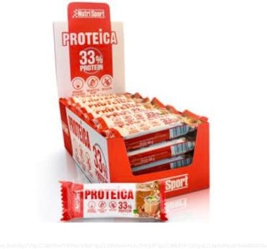 Nutrisport Barrita ProtéIca | Complemento Alimenticio | Alto Contenido En ProteíNas | Suplemento Para Deportistas | Sabor Avellana Praliné | 24 Unidades-image