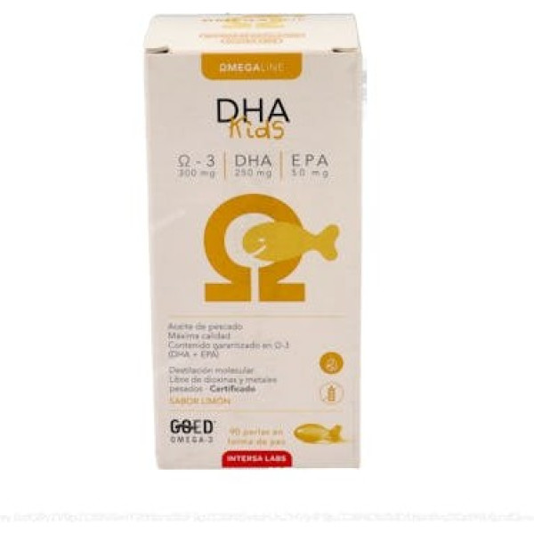 Intersa Dha Kids Gusto Limone 90 Perle Masticabili